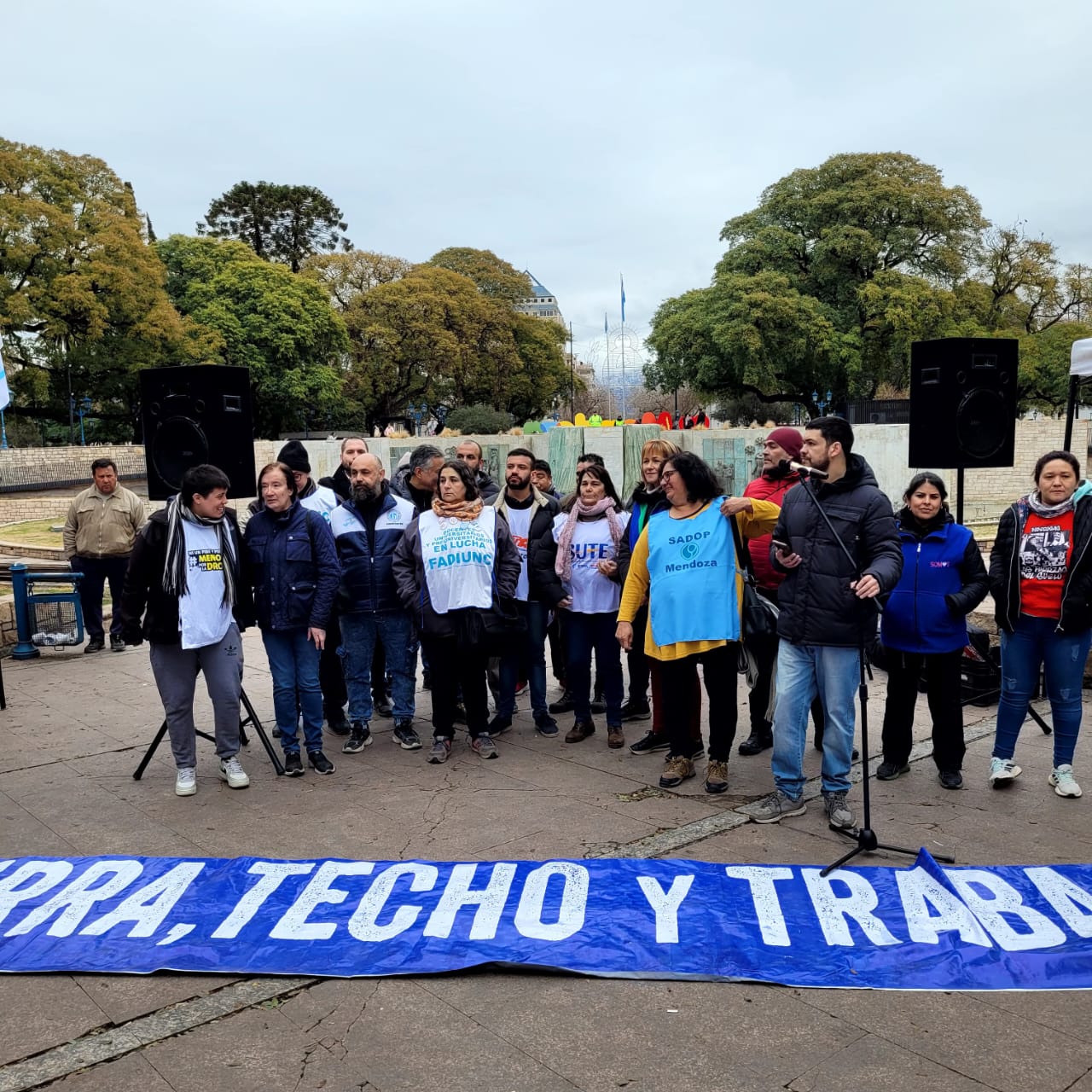 Paz, pan, tierra, techo y trabajo: gran acción en Mendoza con San Cayetano